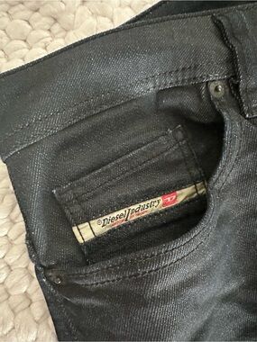 Diesel Men's Straight Jeans in Black Wash